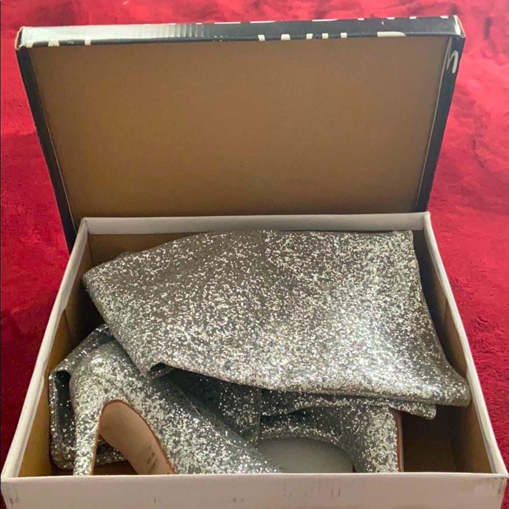 Thigh high sequence boots